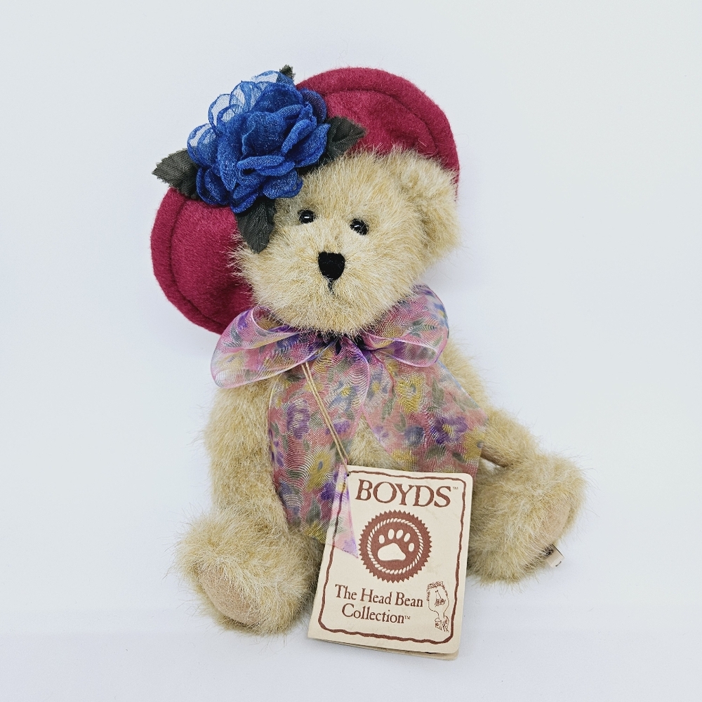 Boyds Bears - Thinkin' Of Ya Series 'Ms. Gotta Haveit' Jointed Plush Girl Bear